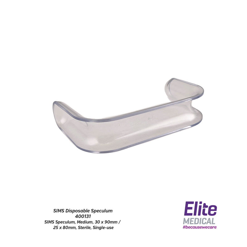 SIMS Speculum, Medium, 30 x 90mm / 25 x 80mm, Sterile, Single-use