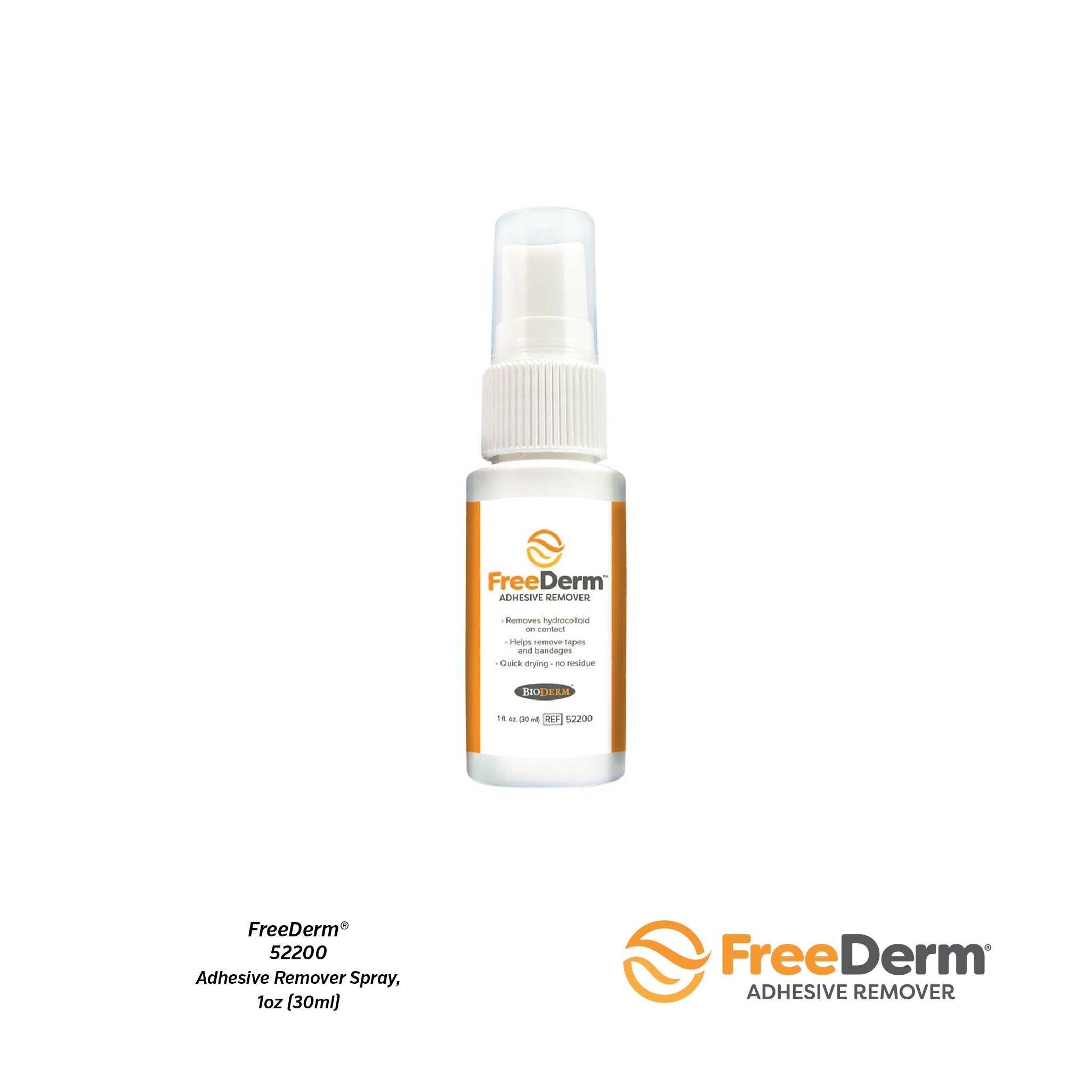 FreeDerm® Adhesive Remover Spray 1oz (30ml) - Elite Medical