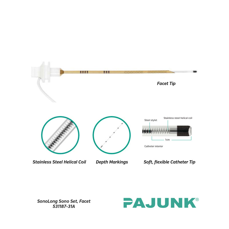 PAJUNK® SonoLong Sono Set with Facet Tip for Regional Anaesthesia