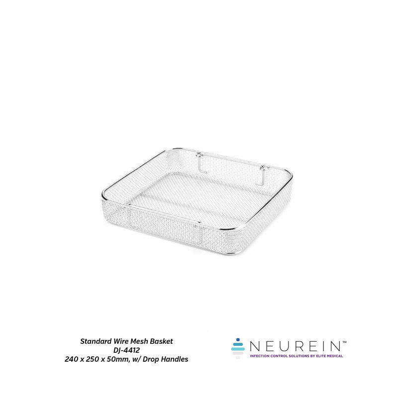 Neurein™ Surgical Standard Wire Mesh Basket for Instrument Sterilisation
