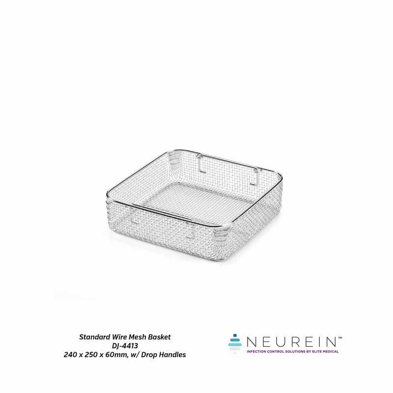 Neurein™ Surgical Standard Wire Mesh Basket for Instrument Sterilisation