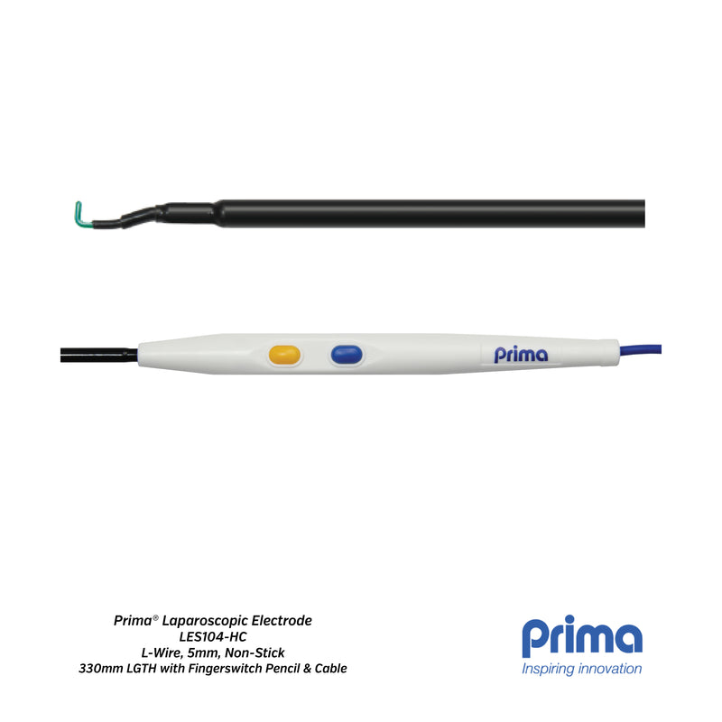 Prima® Non-stick L-Hook Laparoscopic Electrode